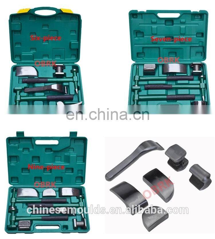 Car Auto Body Panel Repair Tool Kit With Fibreglass Handles Beating Hammers