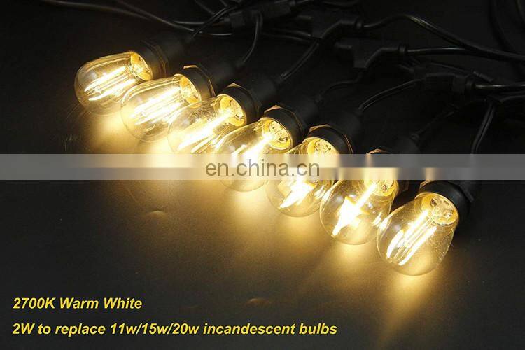 6 pcs one box LED S14 LED Bulb festival decoration 2700K warm white China led lighting