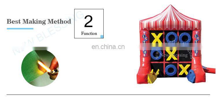 Combo Games inflatable 2 IN 1 GAME/inflatable tic toe tac/CONNECT 4 game