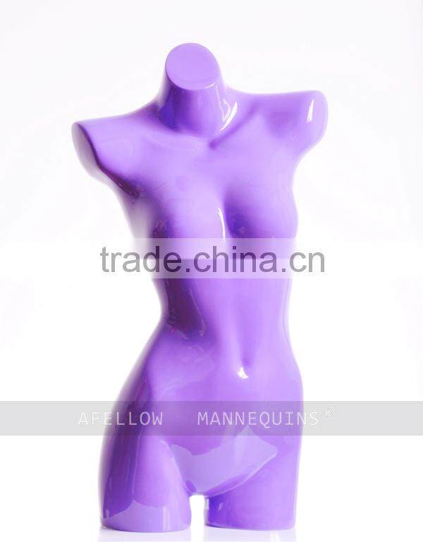 garments display half-length female mannequin on sale