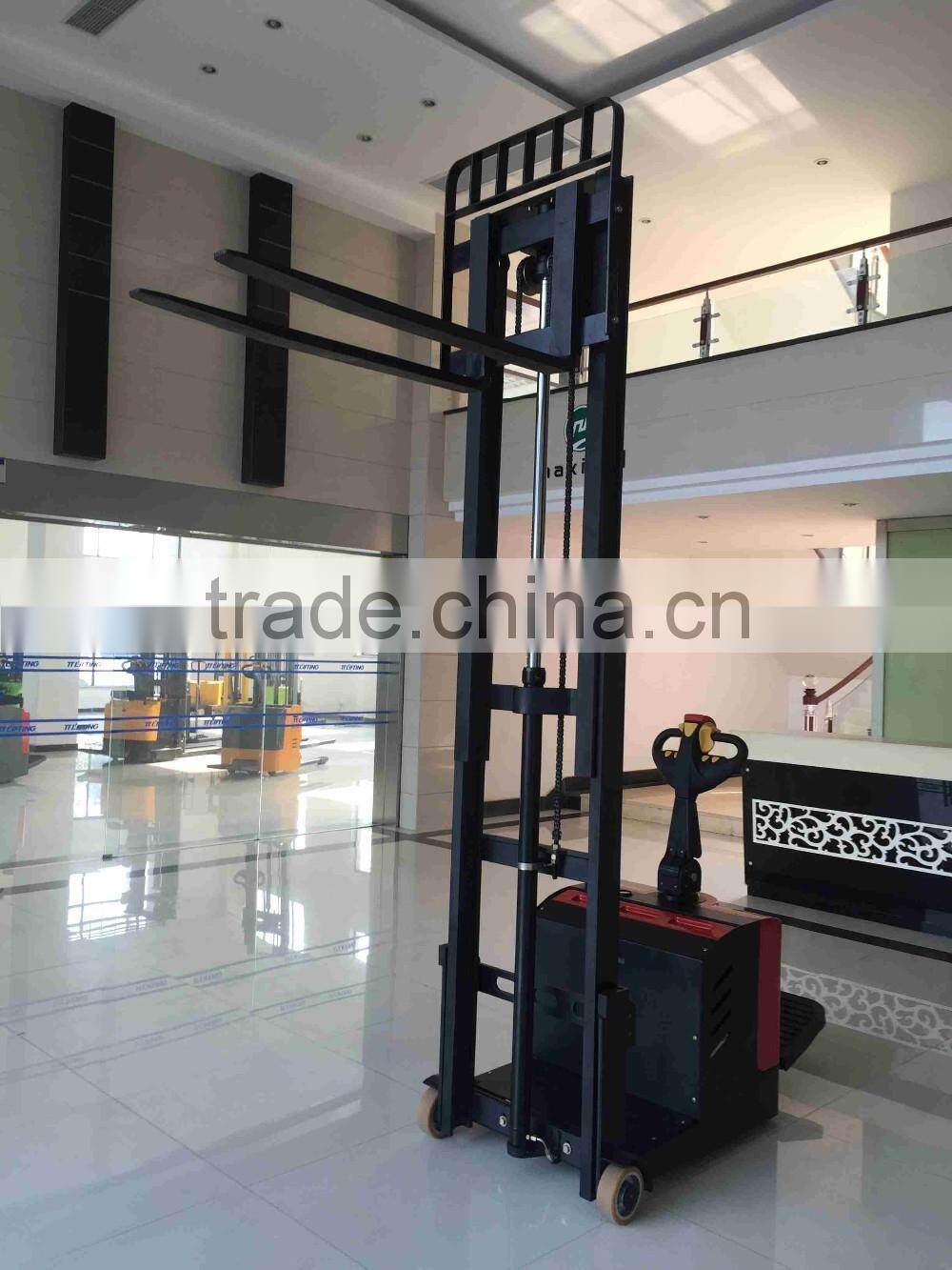 low price electric counterbalance forklift for warehouse use
