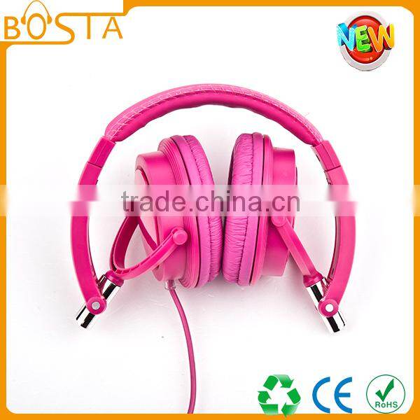 Deep bass professional colorful headphones with CE FCC ROHS REACH KC and RMC