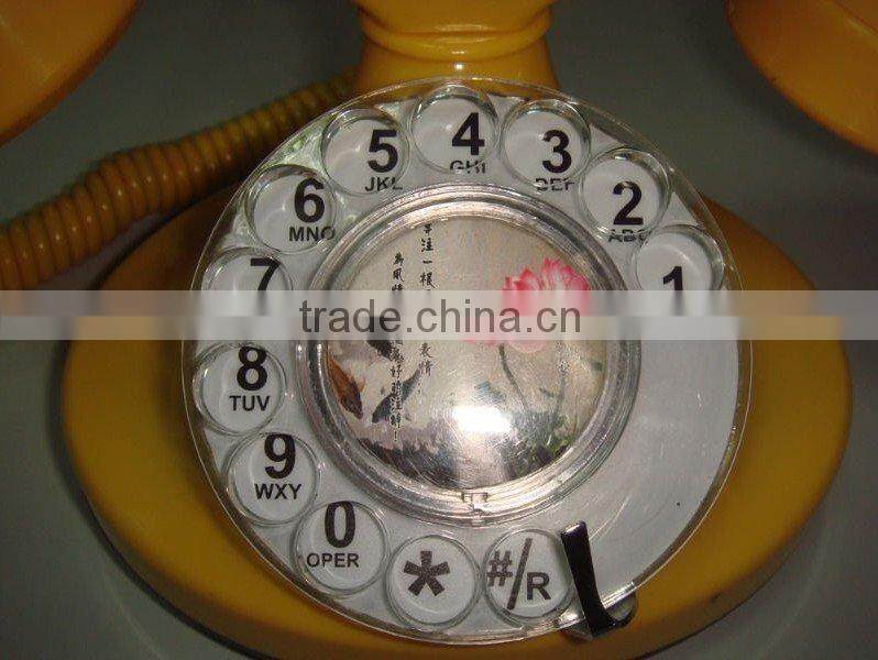 Rotary dial classic telephone
