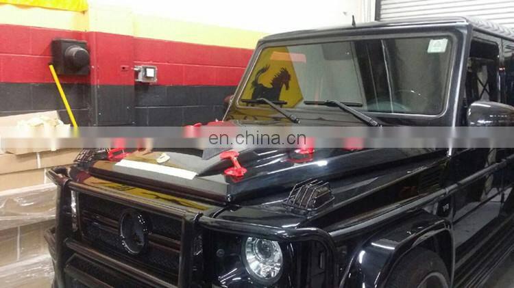W463 hood scoop fit for MB G-CLASS W463 G500 G550 G55 G63 G65 upgrade into B style G800 carbon fiber hood cover