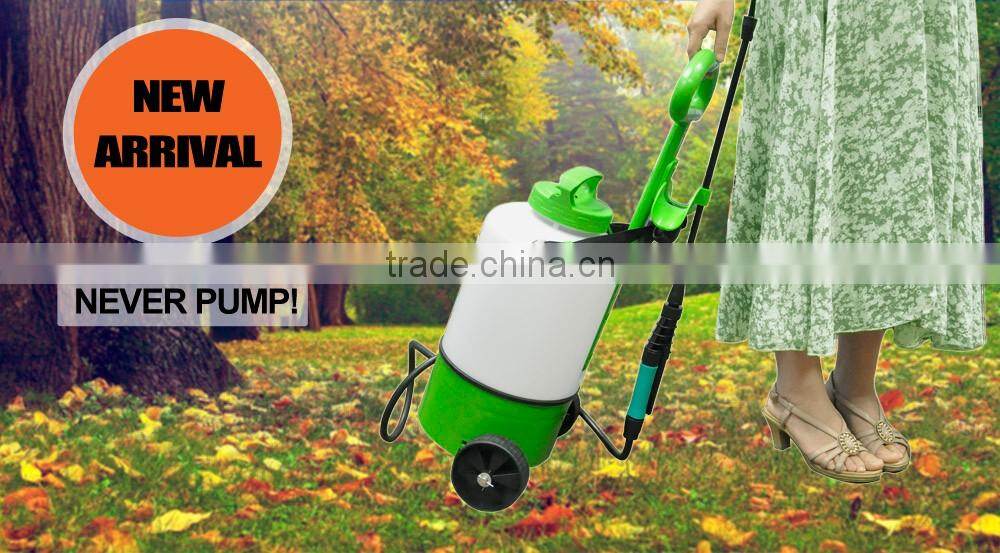 (1029) 2Gal no pump battery operated garden water household battery weed sprayer