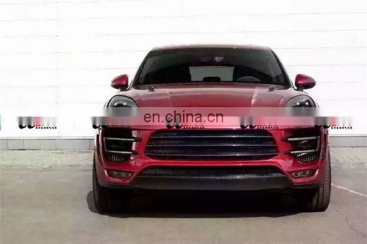 Perfect fitment and beautiful topc&ar style wide body kit for Porsche Macan front lip rear lip side skirts fender wing spoiler