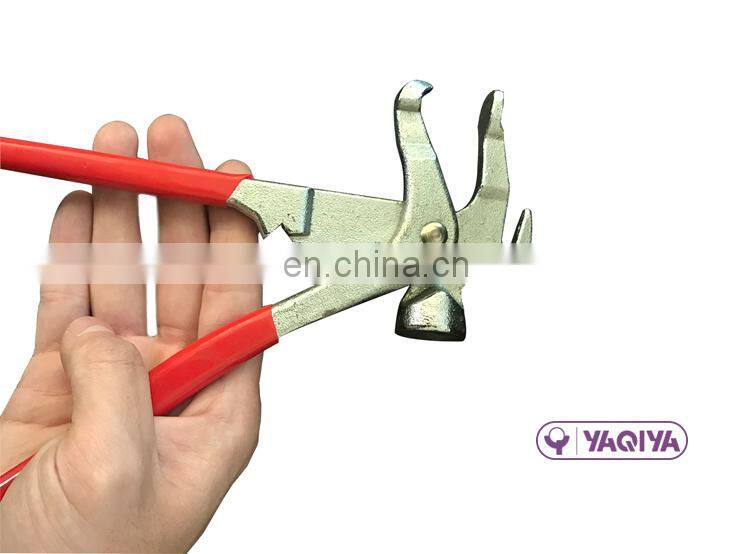 Zinc Steel Lead Hooked Wheel Balance Weight Plier For Dismounting