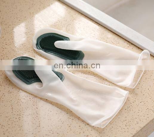 Farming Warehouse Gardening Work PVC Palm Dotted Canvas long sleeve industrial Gloves