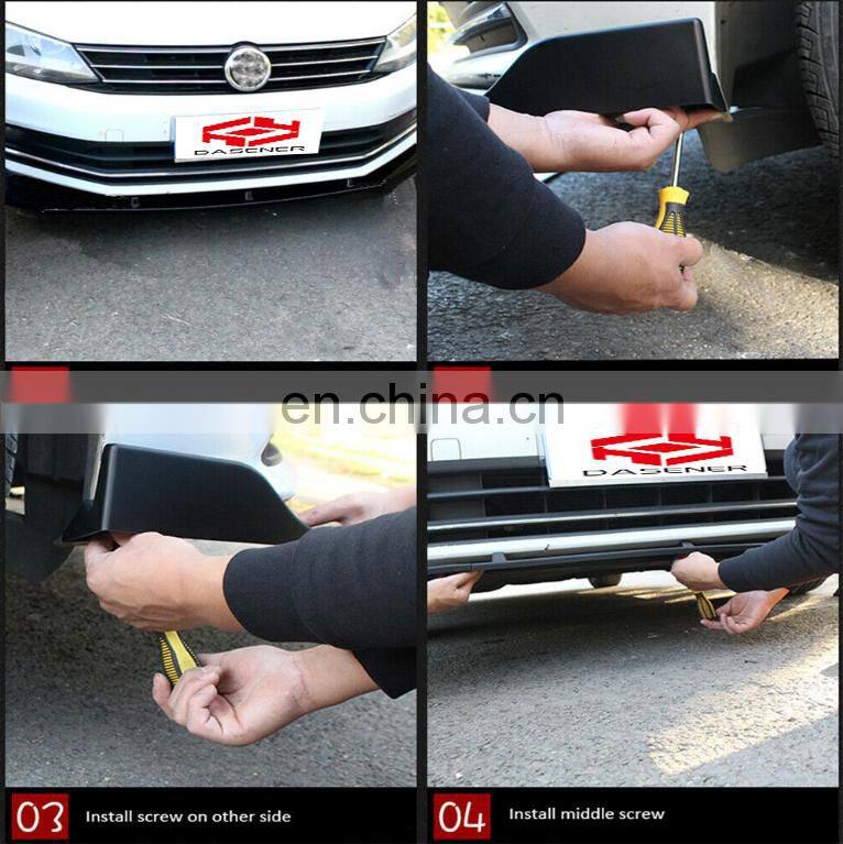 Auto Parts Accessories China Manufacturing ABS Material Gloss black Front Bumper Lip For Benz W177 A200 2019-2020