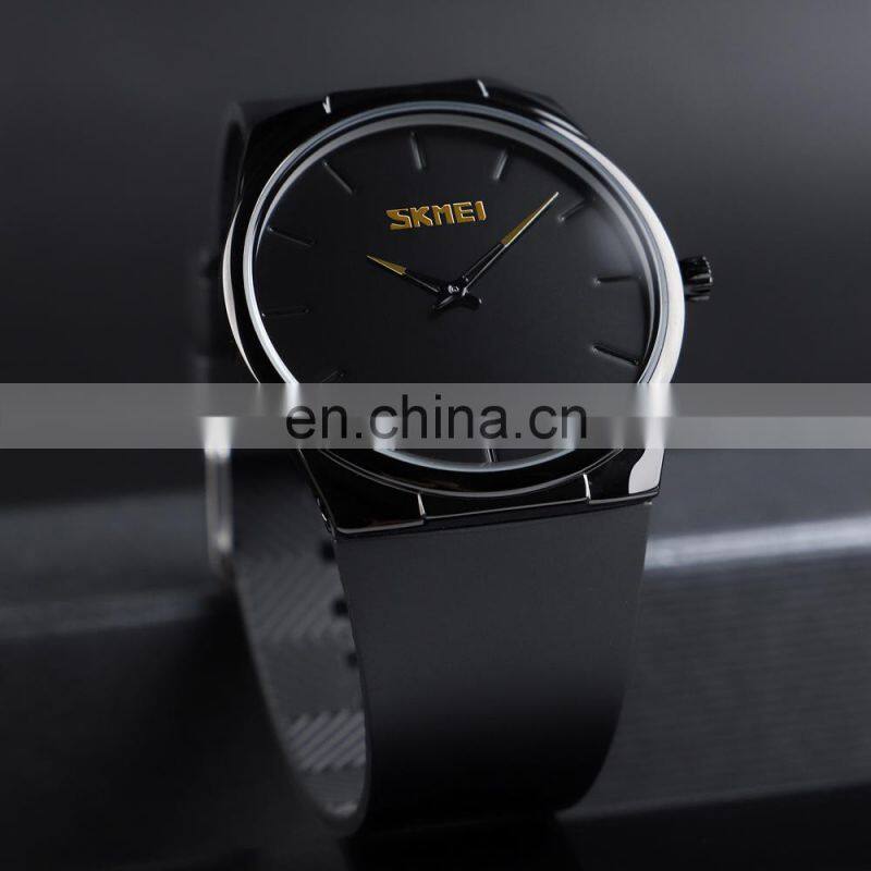 Skmei 1601S private label watch nickel watch classic quartz wrist watch
