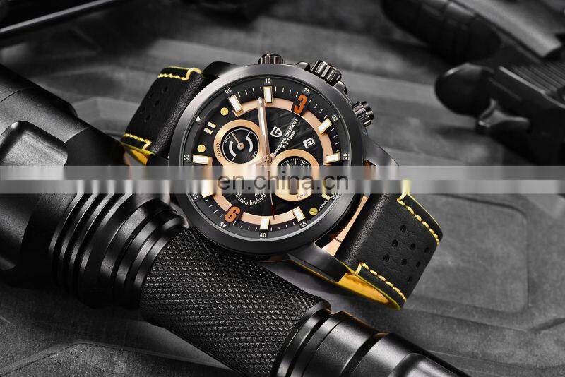 PAGANI DESIGN 2771 Men Quartz Watch Waterproof Fashion Military Countdown Clock Paganidesignwatch