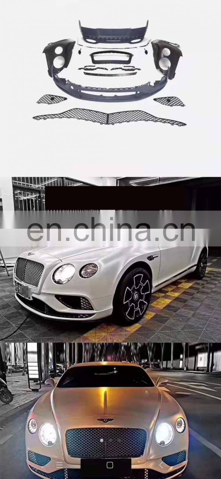 Runde Original Car 1:1 Customization Newest Front Rear Bumper Grills Fenders Body Kit For Bentley 2012 Year Continental GT GTC Upgr