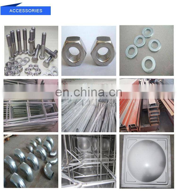 1000 cubic meter stainless steel water storage tank