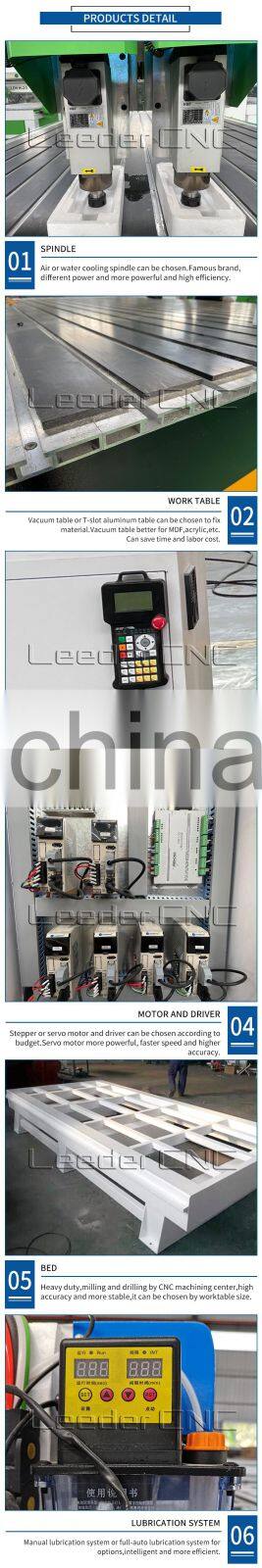 easy operation pneumatic system 1325 cnc wood router machine 1325 router cnc 4 axis engraving 3d wood metal