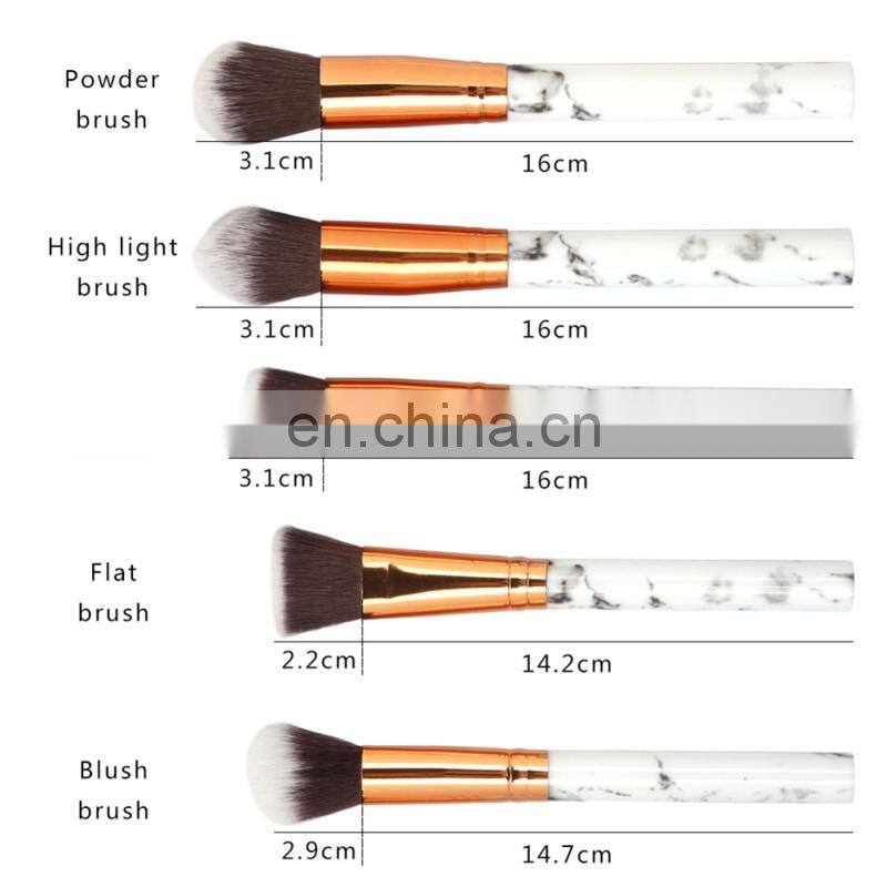 Professional makeup brush set with good quality cosmetics brushes set
