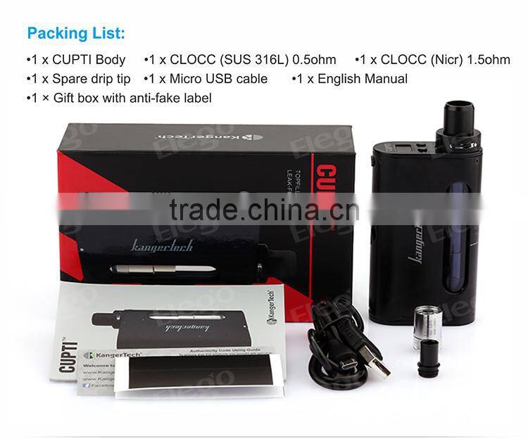 Kanger CUPTI Starter Kit, Kangertech CUPTI Starter Kit, CUPTI Wholesaling from Elego