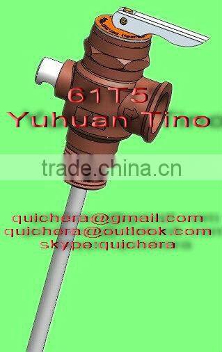 Temperature and pressure relief valve tp relief valve RMC with auxiliary relief device