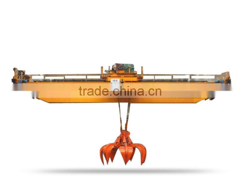 Widely Used Waste Grab Lift Crane Travelling Crane Grab Bridge Crane with Great Price