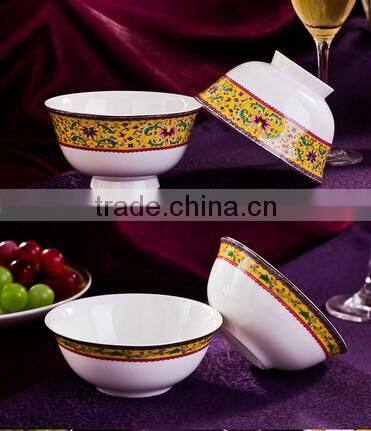 56 pcs gold china porcelain dinner sets