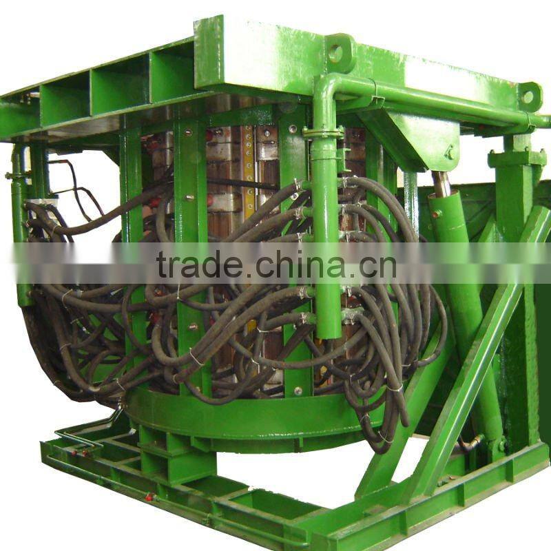 Medium frequency coreless induction melting furnace