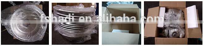 single round bowl stainless steel kitchen sink with drain boards HD7750C