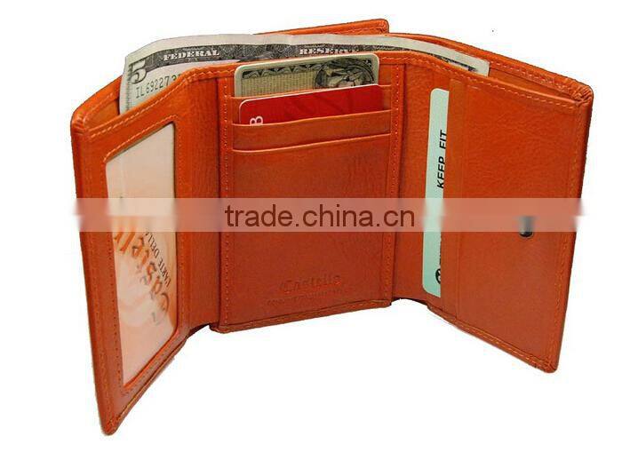 RFID Tri-Fold fashion Women Wallet
