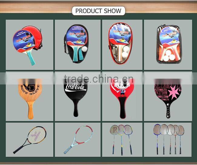 2016 Fancy design beach wooden ball racket