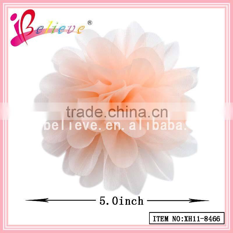 Free sample available women organza flower hair clips on alibaba hot sale (XH11-8466)