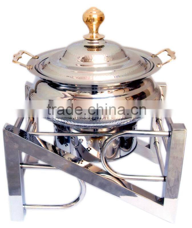 Steel Cheffing Dish, Wedding & Party utensils, food serving dish, hot keeping dish, Catering item, Hotel & Restaurant utensils