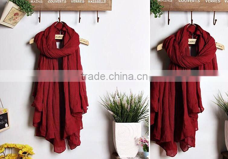 Wholesale Long Soft Large Plain Viscose Shawl