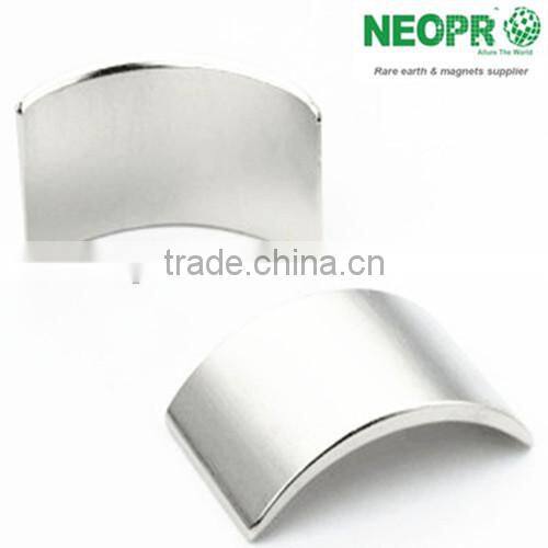 Custom high quality arc neodymium speaker magnet