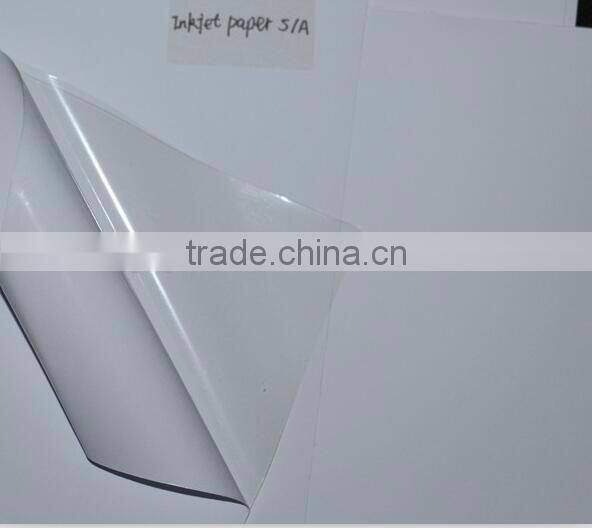 Inkjet printing 180gsm waterproof matte self adhesive inkjet paper roll