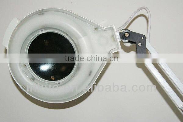 A-607 Magnifying Lamp Type folding magnifying glass lamp , standing good quality magnifying lamp 5x for beauty salon