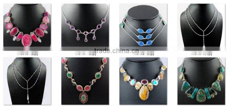 Pretty Design !! Pink Amethyst 925 Sterling Silver Necklace, Silver Jewellery, 925 Silver Jewellery