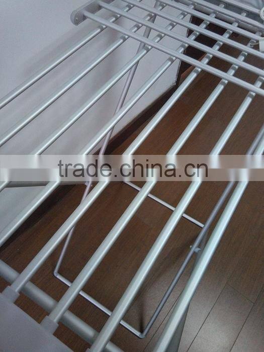 Indoor Usage Folding Space Aluminums Bath Rack For Towel