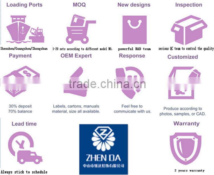 Modern living room hanging crystal ceiling light