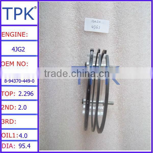 4HF1 piston ring set, 8-97028-691-0 8-97109-462-0