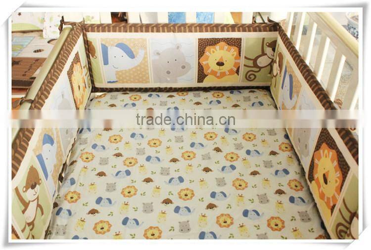 2015 new design applique 100% cotton custom bedding set