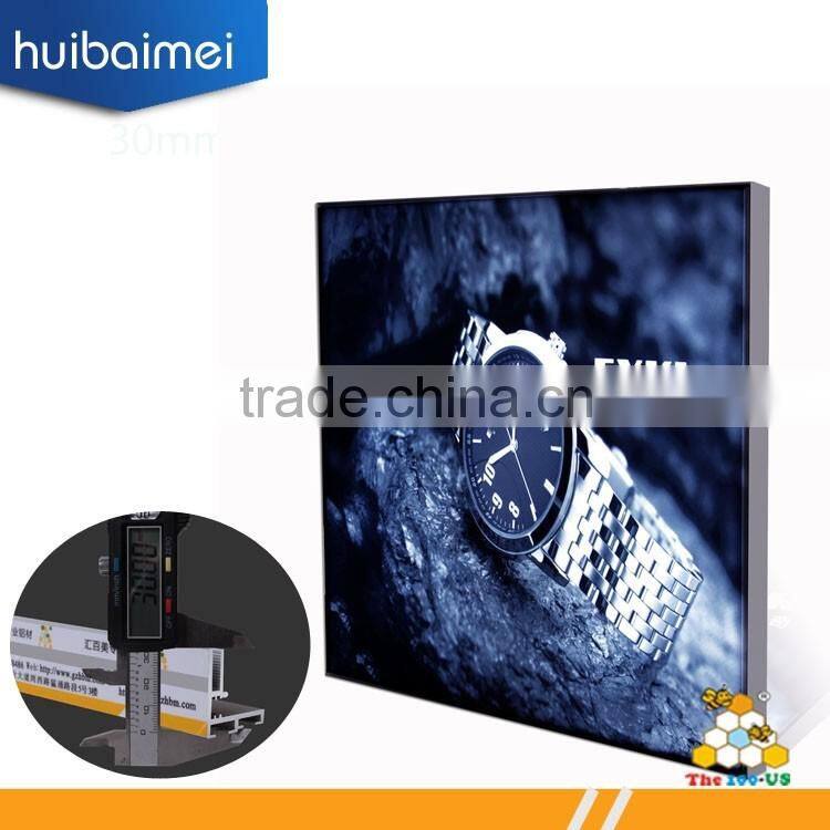 30mm Thickness Tension Fabric Display Super Slim Light Boxes