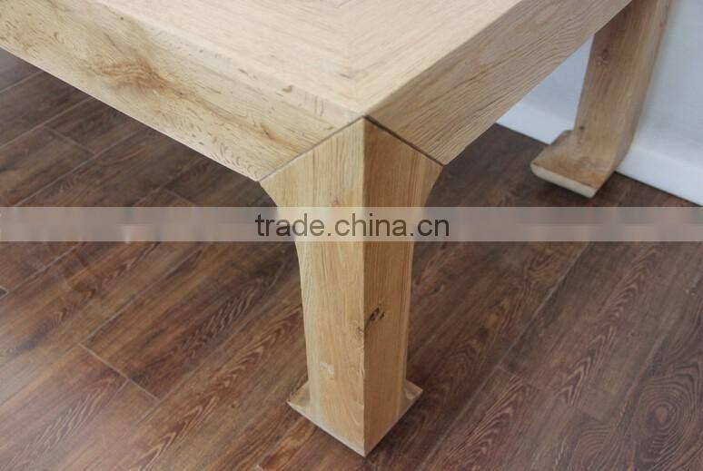 French Provincial Furniture Rustic Cross Wood Top Coffee Table Sofa Table