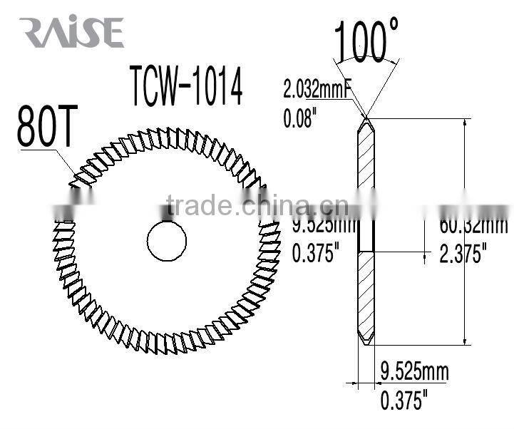 TCW-1014 ILCO HSS key cutters for ILCO Universial,HPC 1200 key machine