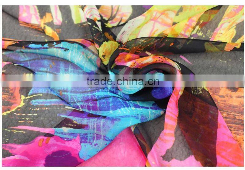 print chiffon fabric Shijiazhuang silk chiffon fabric plain chiffon fabric