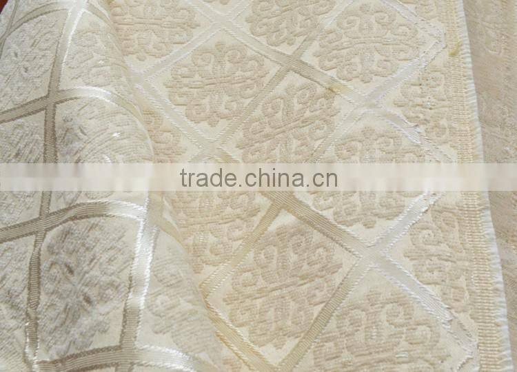 jacquard fabric for sofa cover cloth Flower Sofa Armrest Cover Fabric New Design Sofa Cloth
