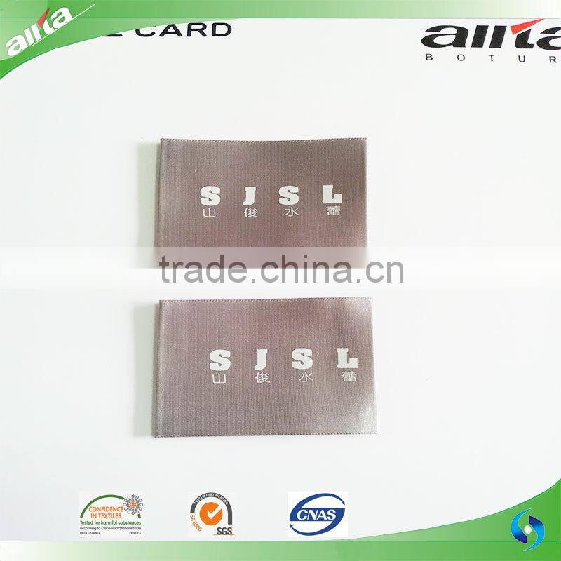 Allta Group professional customize a series of garment accessories like clothing woven labels, jeans patches and hang tags