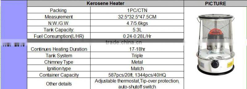 BEST SALE Oil Kerosene Heater for household KSP-2310