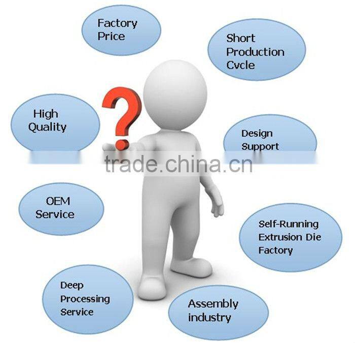 Powder Coating Balcony Glazing Extruded Aluminum Profile