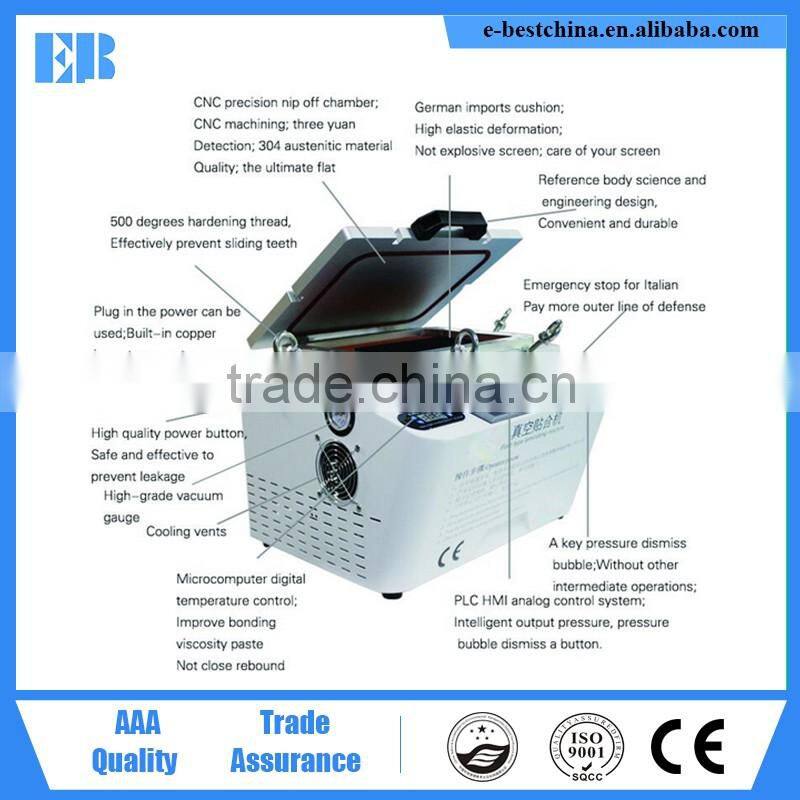 2 in 1 Air Bubble Removeing Machine Vacuum mobile phone Laminating Machine
