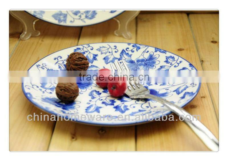 blue and white fine quality porcelain plate