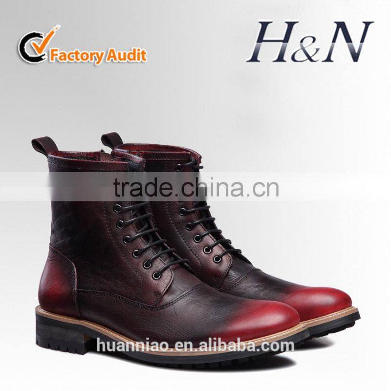 2013 Factory On Sale High quality Men's Leather boots