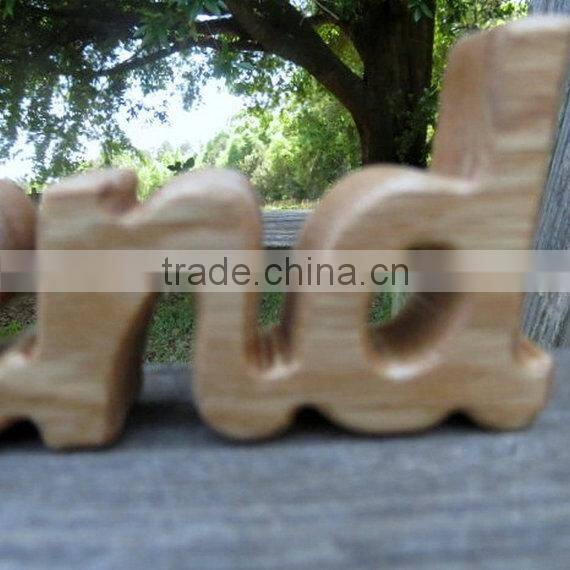 domestic wood FRIEND sign shelf sitter word art for deco